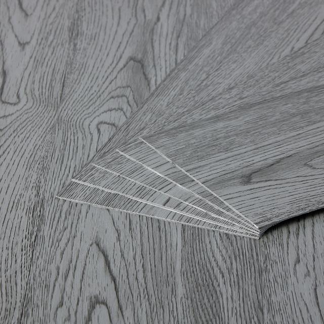 【樂嫚妮】20坪/DIY零甲醛自黏式仿木紋質感 巧拼木地板 木紋地板貼 PVC塑膠地板 防滑耐磨 可自由裁切 480片
