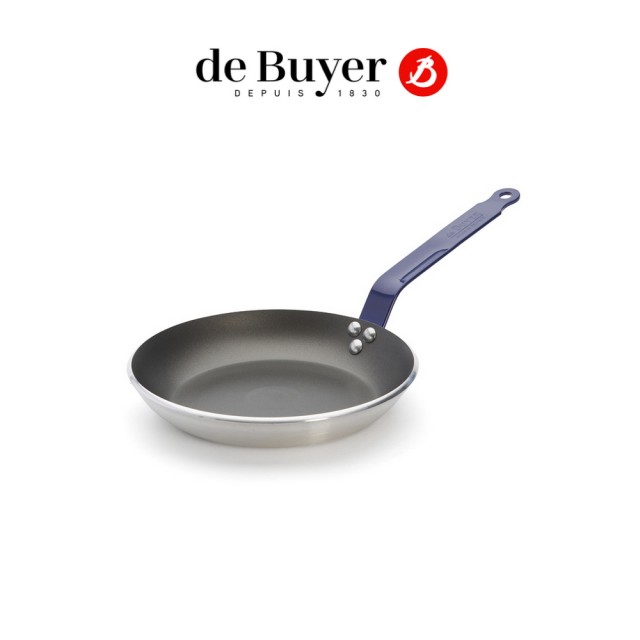 【de Buyer 畢耶】『CHOC系列』超耐用加厚平底不沾鍋24cm(5色任選)
