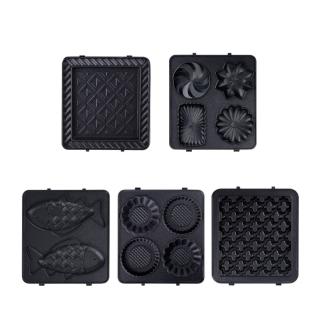 【日本FURIMORI 富力森】熱壓三明治機配件單盤(三明治/鯛魚/塔皮/小蛋糕/鬆餅/甜甜圈)