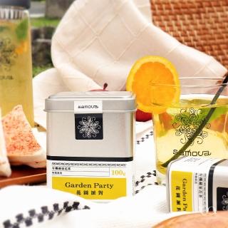 【samova 歐洲時尚茶飲】有機蘋果花茶/水果茶/無咖啡因/Garden Party 花園派對(Tea Tin Mini系列/20g)