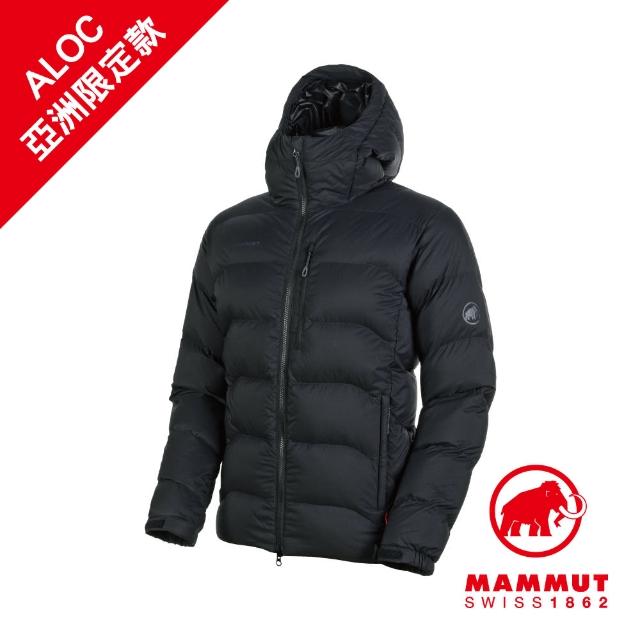 【Mammut 長毛象】Xeron IN Hooded Jacket AF Men 防潑水輕量羽絨連帽外套 黑色 男款 #1013-00701