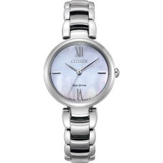 【CITIZEN 星辰】L系列 光動能手鍊女錶-28mm(EM0530-81Y)