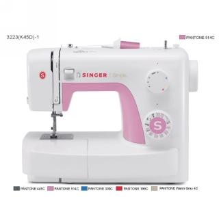 7234263 OL 【SINGER 勝家】金正讚F3系列縫紉機-贈拷克布邊器 拼布均勻壓布腳/花朵縫壓布腳(3223)