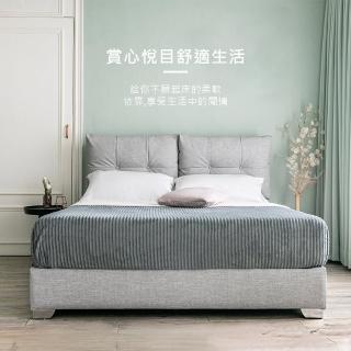 【obis】Price普萊斯雙人5尺床頭片/貓抓皮(標準雙人)