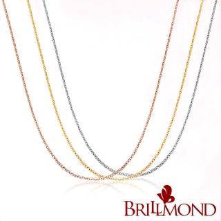 【BRILLMOND JEWELRY】義大利18K金跳舞鍊(三色任選)