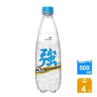 【泰山】CheersEX強氣泡水500mlx4入/組