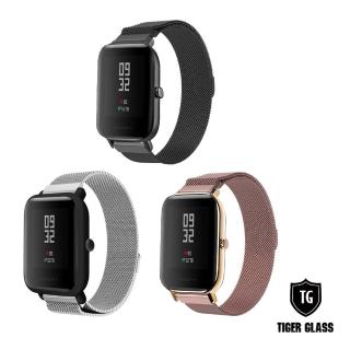 【T.G】Amazfit 米動手錶青春版Lite/GTS/BipS 20mm 米蘭尼斯磁吸錶帶-3色(華米 米動專用錶帶 磁吸錶帶)