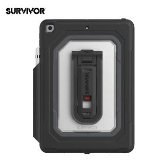 【Griffin】iPad 10.2吋 Survivor All-Terrain軍規多重防護保護套組 黑/透明(保護套)