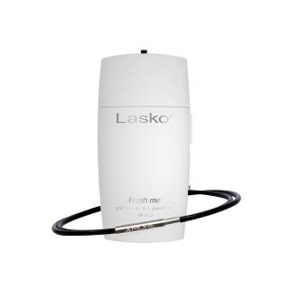 【&MORE 愛迪莫】LASKO 隨身清淨機 殺菌 Freshme 負離子穿戴式空氣清淨機 + 鈦鍺項鍊 套組 第二代(鋼琴白) 