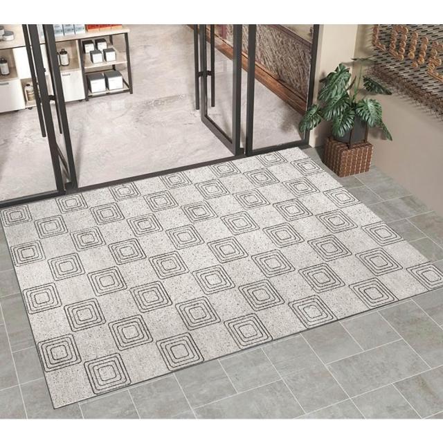 【嵐楓居家】大門口清潔刮泥加大可裁剪絲圈地墊60x90cm(刮泥防滑絲圈地墊/貓砂墊/玄關墊/門口墊)