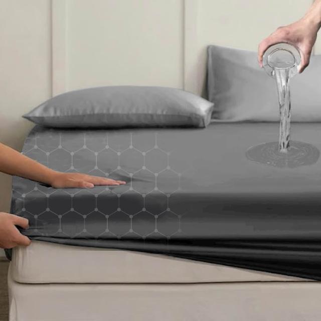 【Sleep Peacefully 寢室安居】寢室安居買一送一 3M護理級/石墨烯100%加厚防水床包保潔墊-多尺寸 均價