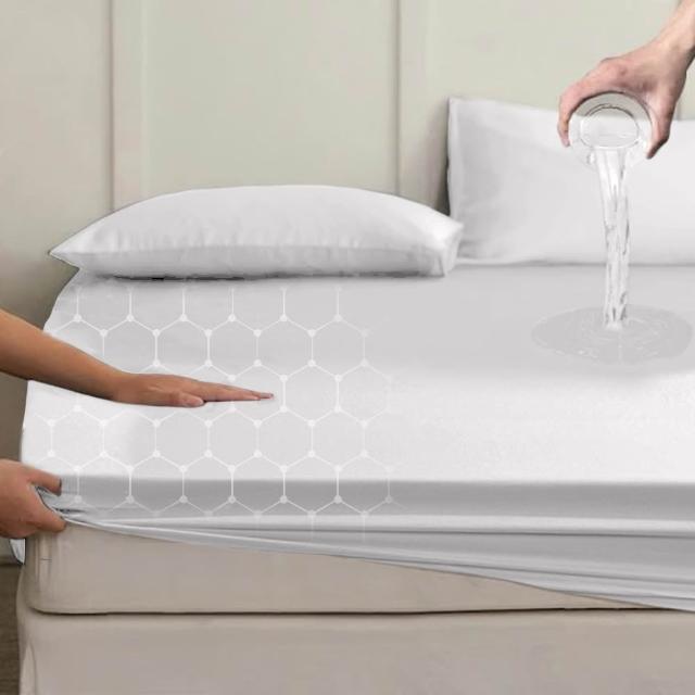 【Sleep Peacefully 寢室安居】寢室安居買一送一 3M護理級/石墨烯100%加厚防水床包保潔墊-多尺寸 均價