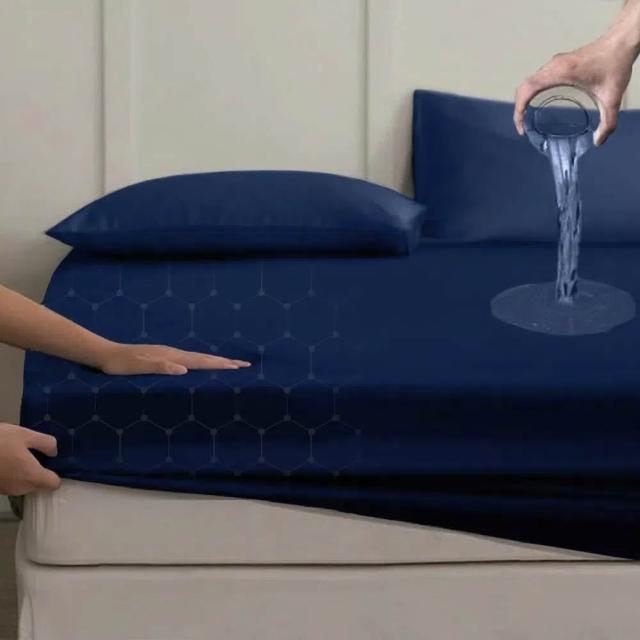 【Sleep Peacefully 寢室安居】寢室安居買一送一 3M護理級/石墨烯100%加厚防水床包保潔墊-多尺寸 均價