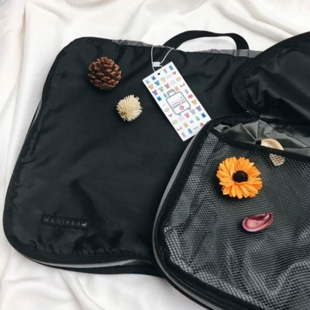 【MAGIPEA】美極品 神奇衣物縮小收納袋L+XL號(旅行壓縮行李必備 超值2入組)