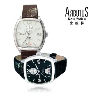 【ARBUTUS 愛彼特】網狀錶面機械皮帶腕錶 AR0061P