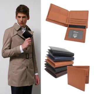 【WHOSE BAG】韓國OMNIA Coin真皮短夾 男用皮夾 鈔票卡片收納皮夾 NO.1083C(真皮包包)