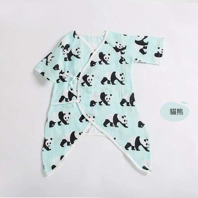 【Baby 童衣】新生兒紗布衣 男寶寶女寶寶純棉紗布蝴蝶衣 初生兒紗布嬰兒哈衣(共６色)
