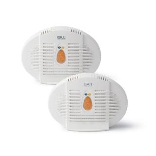 【GW 水玻璃】經典 500 無線式迷你除濕機 2入(E-500)