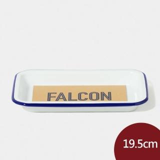 【Falcon】獵鷹琺瑯 小托盤 藍白 19.5cm