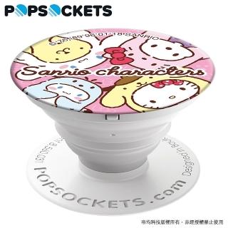 【PopSockets 泡泡騷】美國 No.1 時尚手機支架-凱蒂貓x布丁狗x帕恰狗-轉轉汪汪