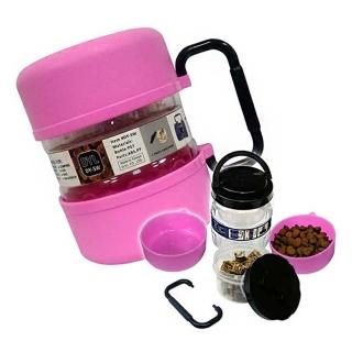 寵物外出便當盒(粉紅色)