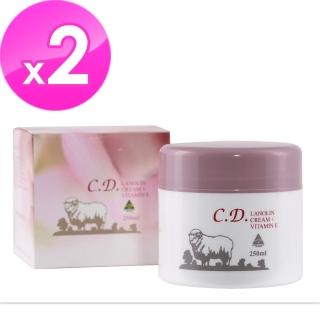 【澳洲Natures Care】C.D. 綿羊霜含維他命E(２入組 250g/罐)