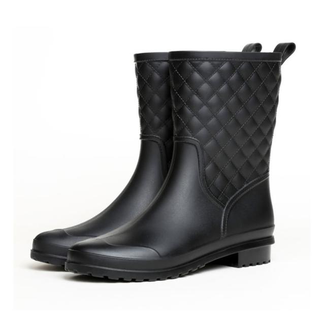 【LN】★時尚耐磨中筒防滑雨靴(雨靴/雨鞋)