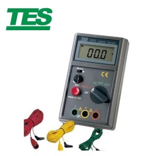 【TES 泰仕】數位接地電阻計 TES-1605(數位接地電阻計 接地電阻計)