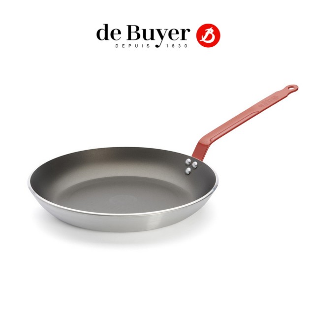 【de Buyer 畢耶】『CHOC系列』超耐用加厚平底不沾鍋32cm(5色任選)