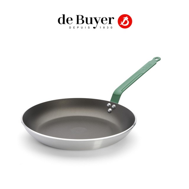 【de Buyer 畢耶】『CHOC系列』超耐用加厚平底不沾鍋32cm(5色任選)