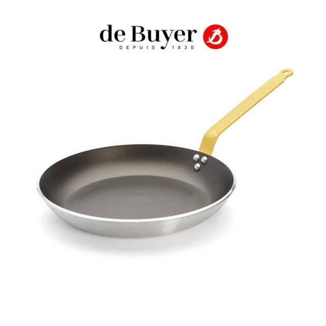 【de Buyer 畢耶】『CHOC系列』超耐用加厚平底不沾鍋32cm(5色任選)