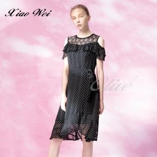 【CHENG DA】專櫃精品春夏款時尚流行露肩洋裝(NO.513025)