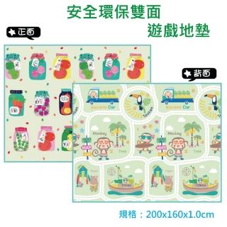 【PMU必美優】環保PE雙面遊戲墊(1捲-200x160x1.0cm)