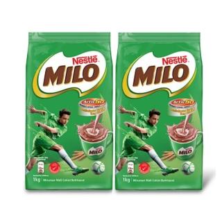 【MILO 美祿】巧克力飲品補充包2袋 (1kg/袋)