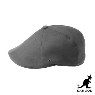 【KANGOL】504 WOOL FLEXFIT 鴨舌帽(灰色)