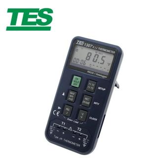 【TES 泰仕】記憶式溫度錶 TES-1307 K/J(記憶式溫度錶 溫度錶)