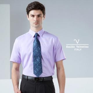 【Emilio Valentino 范倫鐵諾】雅致品味襯衫_紫細條(30-9H2538)
