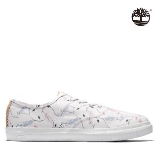【Timberland】女款白色帆布1973休閒鞋(A2FTZ100)