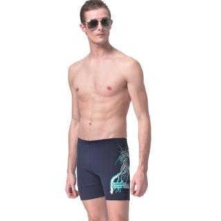 【沙兒斯】耐熱SPA/泡湯五分男泳褲(超大尺碼)