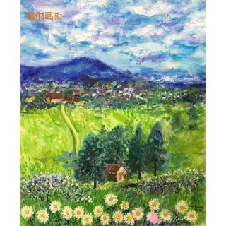 【豐財藝術】Beautiful Homes 美麗家園 能量真跡油畫(印象派油畫藝術收藏首選)