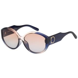 【Salvatore Ferragamo】太陽眼鏡(粉加藍色)