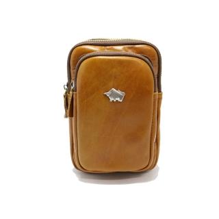 【DRAKA 達卡】獨出心裁系列-斜背牛皮小方包-簡約咖啡(44DK3765-5721)