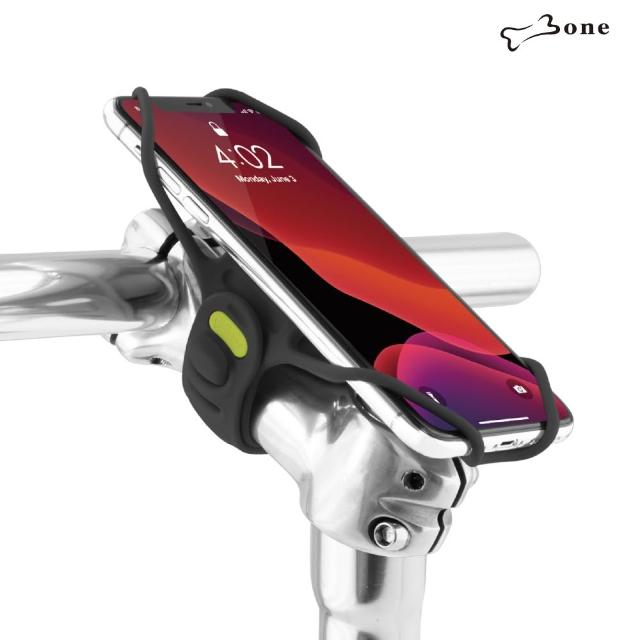 【Bone 蹦克】單車手機龍頭綁3｜ Bike Tie Pro 3 -黑色 (自行車手機支架/手機架配件/環保矽膠/可水洗)