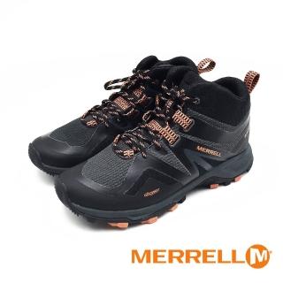 【MERRELL】男鞋 MQM FLEX 2 MID GORE-TEX高筒健走登山鞋(黑)