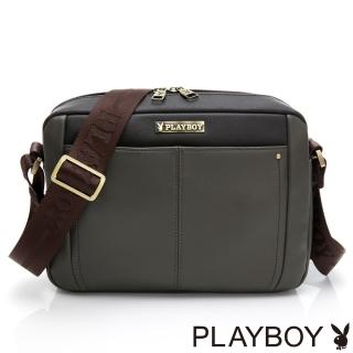 【PLAYBOY】斜背包 Manly系列(咖色)