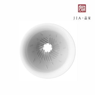 【JIA 品家】手沖咖啡系列 - 雙層陶瓷濾杯(錐型白色)