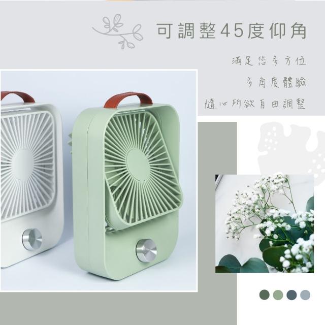 【KINYO】USB靜音復古桌扇/超大風量/無段式調風(大風量/無段式調風)