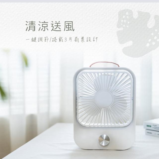 【KINYO】USB靜音復古桌扇/超大風量/無段式調風(大風量/無段式調風)