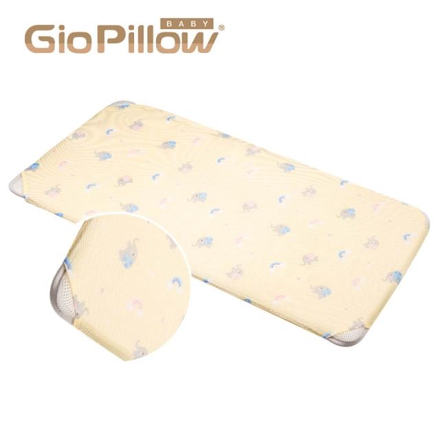 【GIO Pillow】中床 60×120cm 智慧二合一有機棉透氣嬰兒床墊 M號(透氣床墊 可水洗床墊 嬰兒床墊 彌月禮)