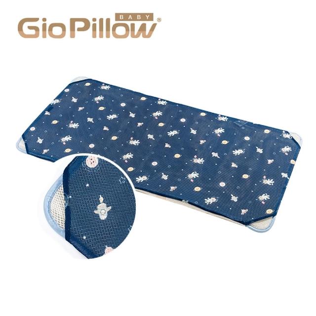 【GIO Pillow】智慧二合一有機棉超透氣嬰兒床墊(M號60×120cm 透氣 床套可拆卸 可水洗防蹣)